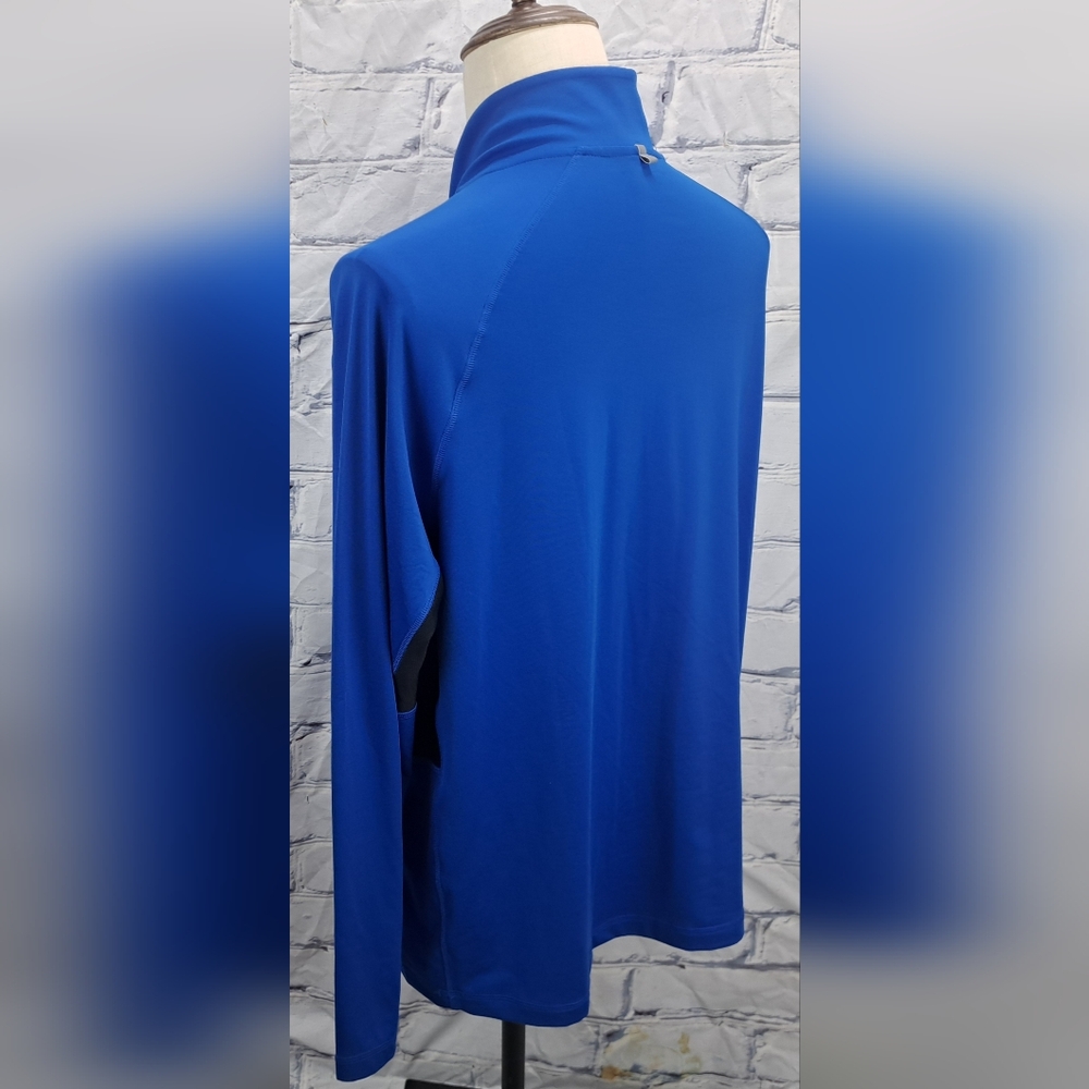 RLX Ralph Lauren Men's Half Zip Performance Jacket Pullover Blue Golf XXL 2XL - Picture 10 of 16